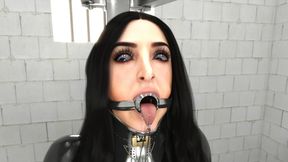 Kinky Fantasy - Angela White as a latex catsuit bondage slave