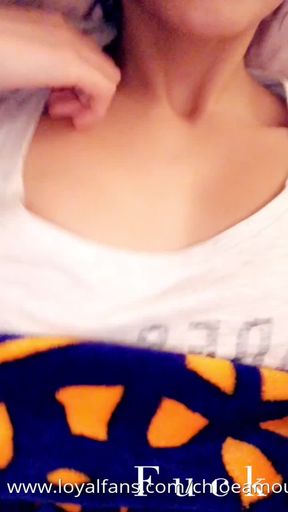 I like playing with my boobs....
