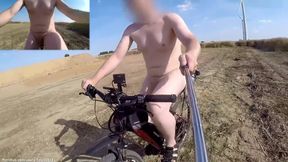 Nude Bike Ride 5: Scouting Out New Places Trying Selfie Stick. Naked In Public Nature
