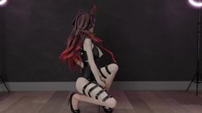 【R18-MMD-4K】Demon Slayer Nezuko 禰豆子 pink cat