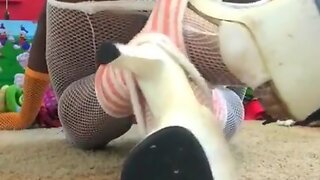 Black SISSY Cross Dresser Gina - Fuck Toys