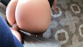 Stepmom in Fluffy Vest Gets Good and Cum-Filled