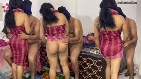 Romantic husband wife fucked by very slow fucking Indian beautiful couple