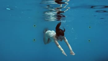 Fernanda's Pink Perfection: Underwater Gymnastics Delight