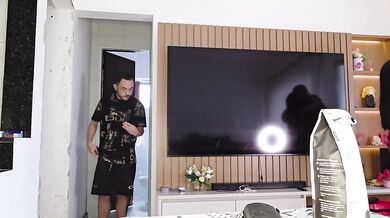 Delivery Man Gushes For Married Hotwife Cuckold Husband Watches Blowjob On Overland Truck