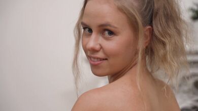 Flexible blonde gymnast gets her tight ass fucked raw