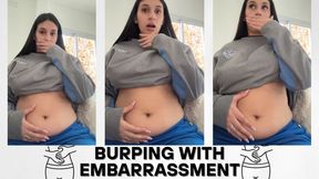 Burps of embarrassment