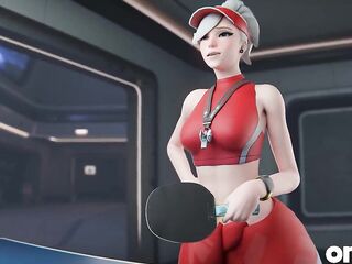 Lenience’s Tennis Match - Taut Cunt on the Line - CG Overwatch Animation