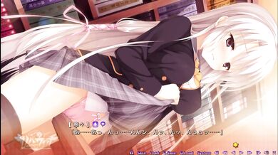 【サノバウィッチ】図書室にて、ヒロインの角オナシーン 【実況音声あり】