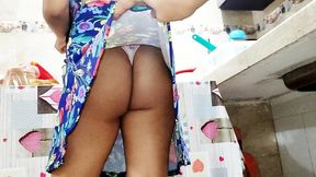 fucking my beautiful stepdaughter in the kitchen when she s home alone i don t even let her eat