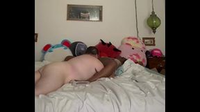 Homemade Amateur Ebony with white boys part 1