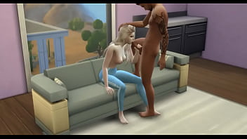 Valerie sucks a big cock - Sims 4