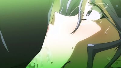 Kyonyuu Hitozuma Onna Kyoushi Saimin gets a creampie in her mature cartoon threesome