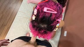 a safadinha da sofie lollipop me mamou ate eu gozar na boca dela