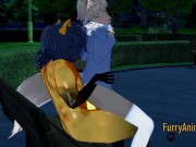 Furry Yaoi Hentai 3D - Horse with big Dick Fucks cute Gray Fox