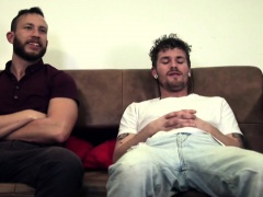 Behind the scenes, these two studs talk about what they do in the movie