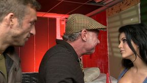 busty whores stacey lacey and tiffany kingston love bareback sex with old man and his