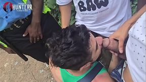 Puto saiu da academia pra chupar 3 no parque