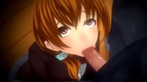 Busty Anime Chick Switches From Blowjob To Pussy HardcoreFuck