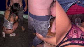 belinha leva tres gozadas e faz ensaio pro bukkake