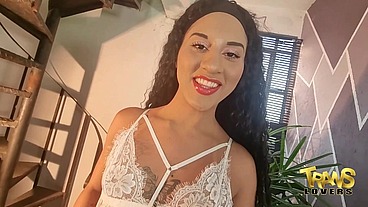 Trans Pandora Melanie Cheia De Tesão Gozando Junto Com O Boy