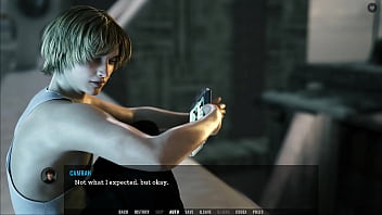 Green alien begs for big cock in busty 3D anime game