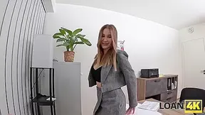 Loan Is Approved After Playing With My Tits And Anal