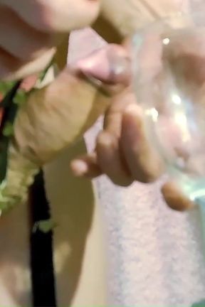 Sexy T-girl Daphne Cumming in a Glass Compilation