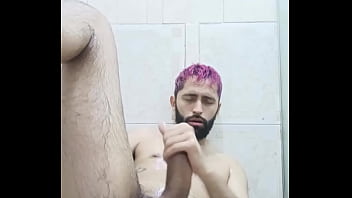 Big Dick Latino Camilo Brown Using Oil And a Vibrator In The Shower To Give Himself An Intense Prostate Orgasm