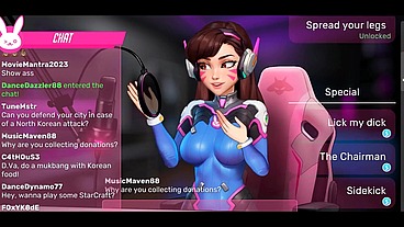 Overwatch Webcam [ Parody Hentai Game ] Ep.1 DVA loves BBC !