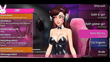 Overwatch Webcam [ Parody Hentai Game ] Ep.1 DVA loves BBC !