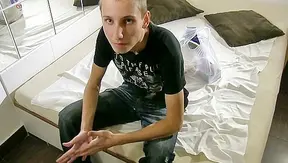 Slim Czech Dude Gets Pounded in Tiny Bathroom - XXX Gay