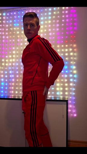 Red Adidas Tracksuit