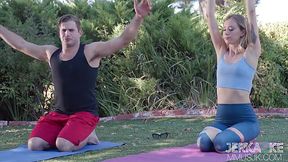 Fit teen Haley Reed fucked by her yoga instructor - Model Media