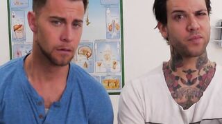 Threesome Blowjob Marathon with Two Handsomely Hot Slutty Babes