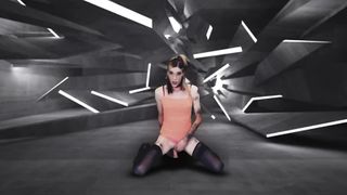 Trans Rails Futuristic Dungeon Space Pink Cigar