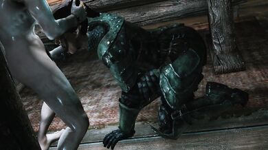 Skyrim orc heroine and stepson sex game