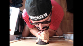 Sucking Off Ebony Cop Shaft