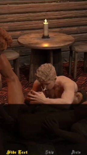 Key moment from "Your friends have a nice straight threesome sex!!"