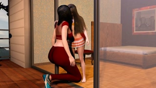 Big Boob Lesbian Giantess Breast Expansion - Tall Vs Small Comparison