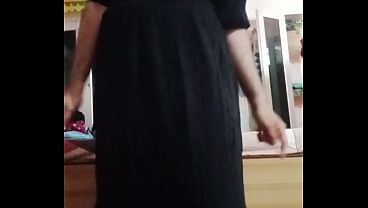 Indian Gay Crossdresser Gaurisissy hard xxx sex in black