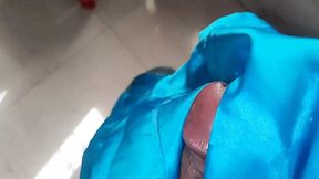 Satin silk handjob porn - Handjob and fuck in neighbour bhabhi lehnga (141)
