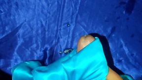 Satin silk handjob porn - Handjob and fuck in neighbour bhabhi lehnga (141)