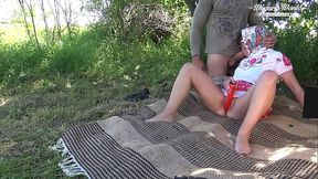 Behind The Scenes Of Black Anamary fucked outdoor