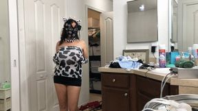 On sale now Huge sausage tied tits hucow gets milked cam c cow