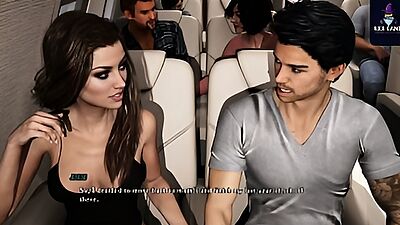 Fucked her stinky sweaty pussy on the plane Summertime Saga