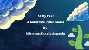 At My Feet: A Giantess Erotic Audio Fantasy