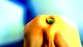 gummy bear invasion in my Ass Pushing