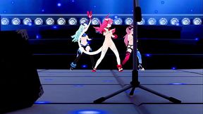 Honkai Impact: [MMD] Follow the Leader - girls (Rozaliya'Liliya'Delta)