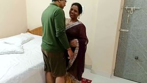 Boyfriend Hard Drilled Black Pussy of Beautiful Bengali Bhabhi Myra Sen